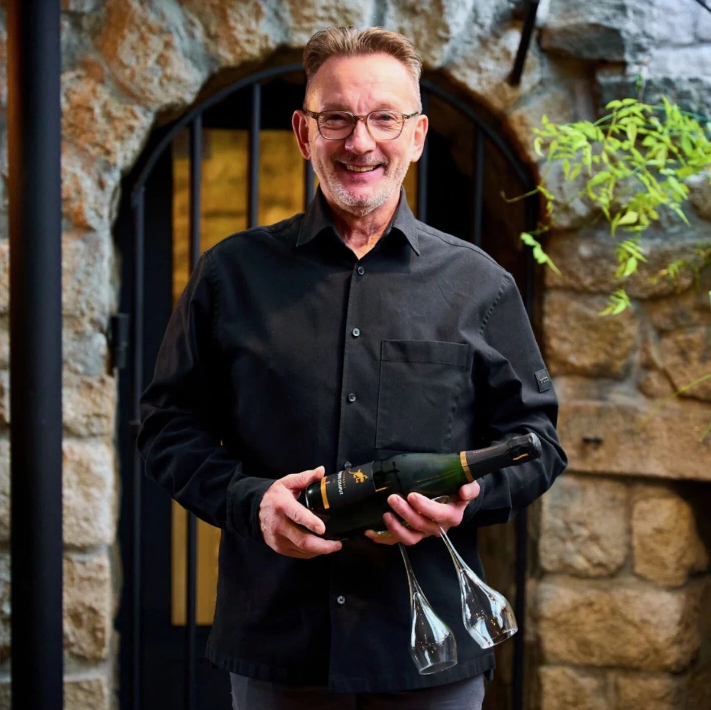 Pascal, fondateur du restaurant Aux Prisons à Montagny